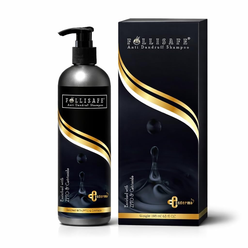 Follisafe Anti Dandruff Shampoo With Tea Tree Oil and Zinc PCA - 180 ml