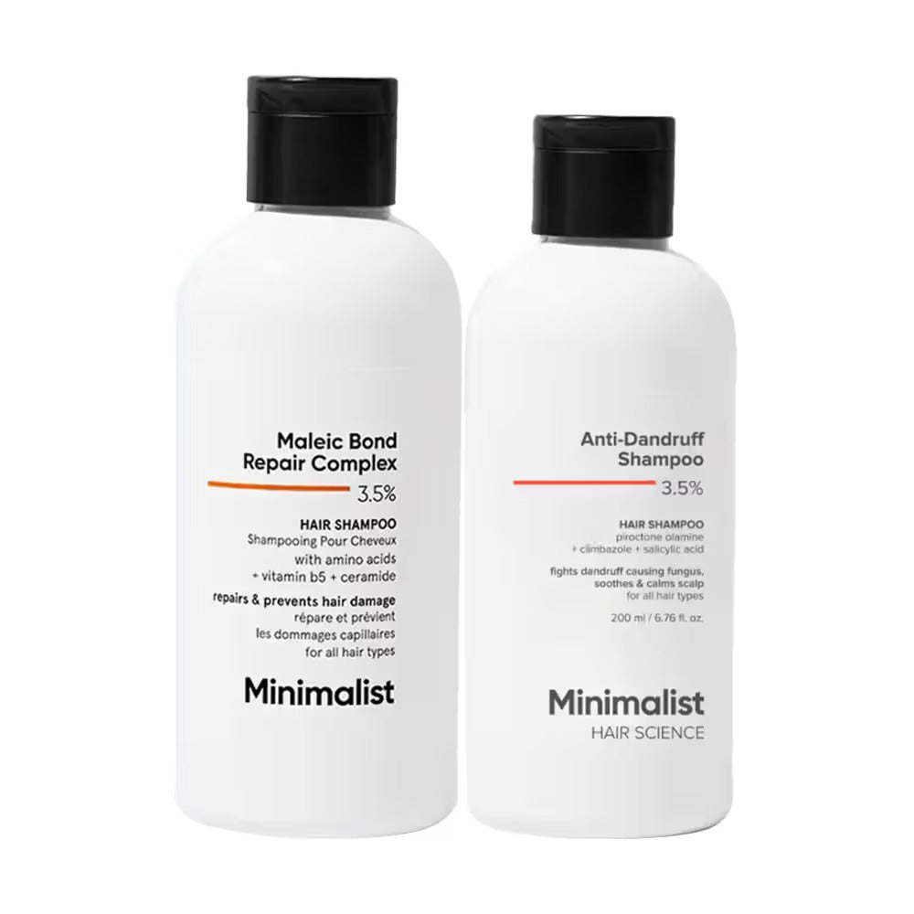Minimalist Bond Repair And Anti Dandruff Shampoo Combo