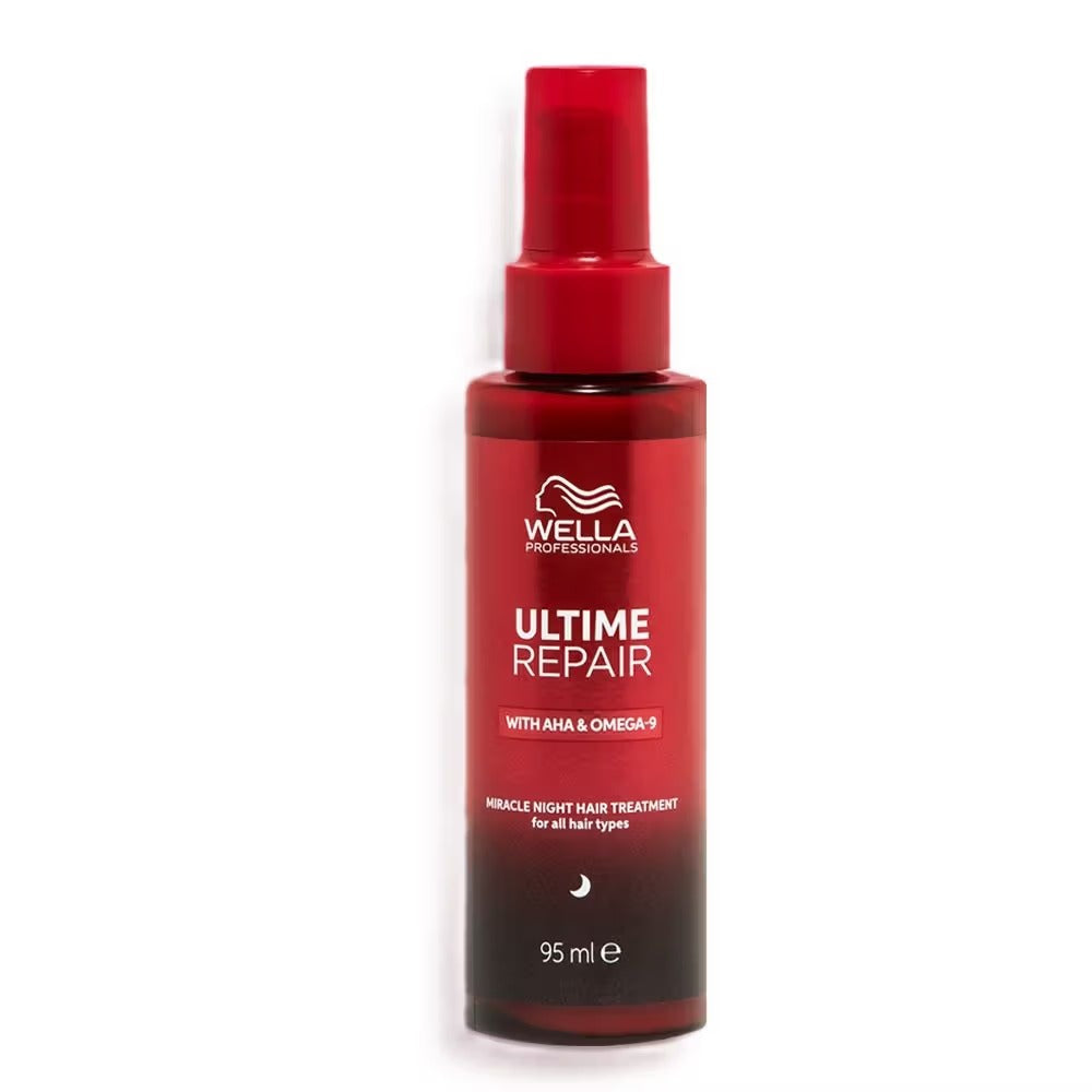 Wella Professionals Ultime Repair Shampoo, Night & Day Hair Serum Combo