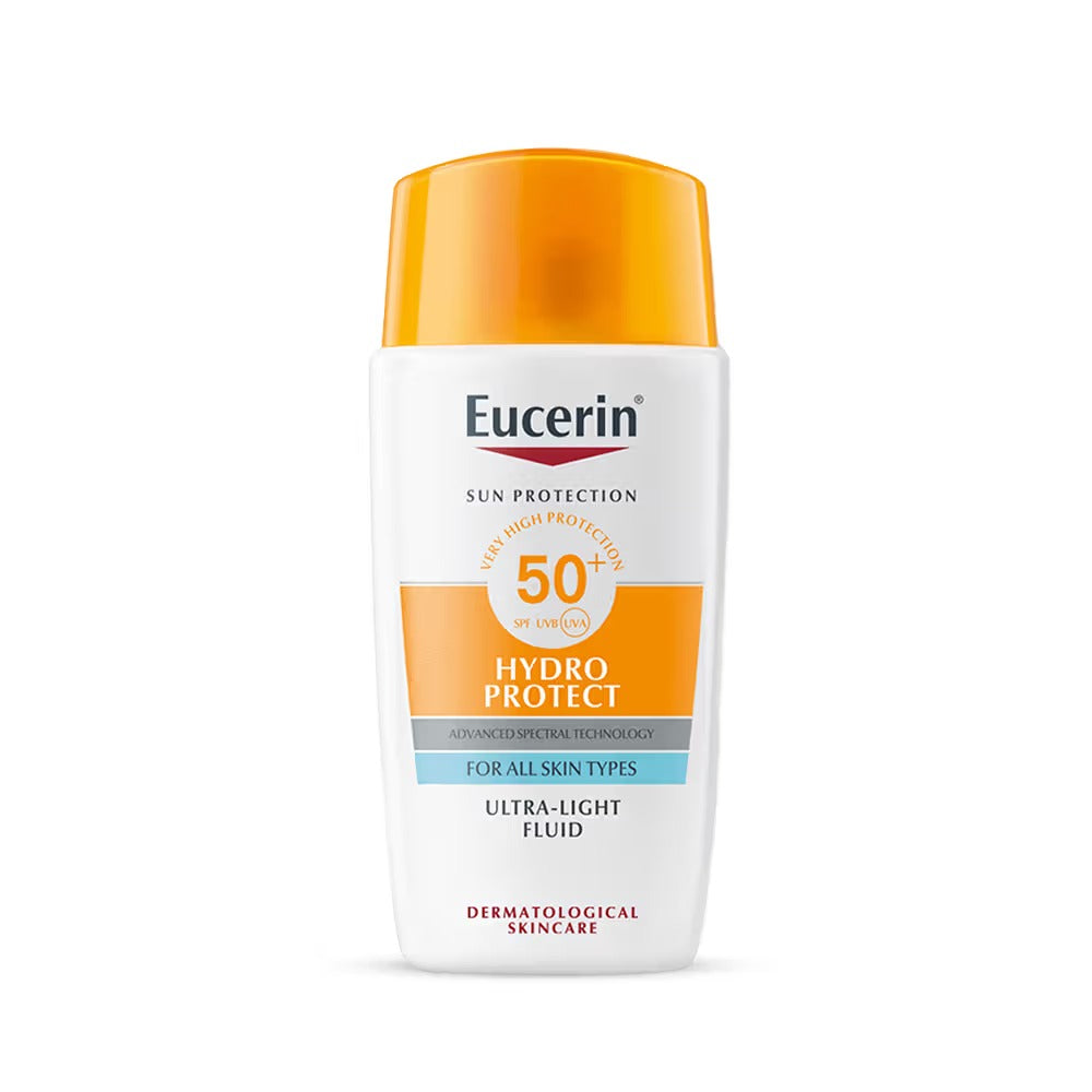 Eucerin Hydro Protect Ultra Light Sunscreen Fluid SPF50+ With Hyaluronic Acid - 50 ml