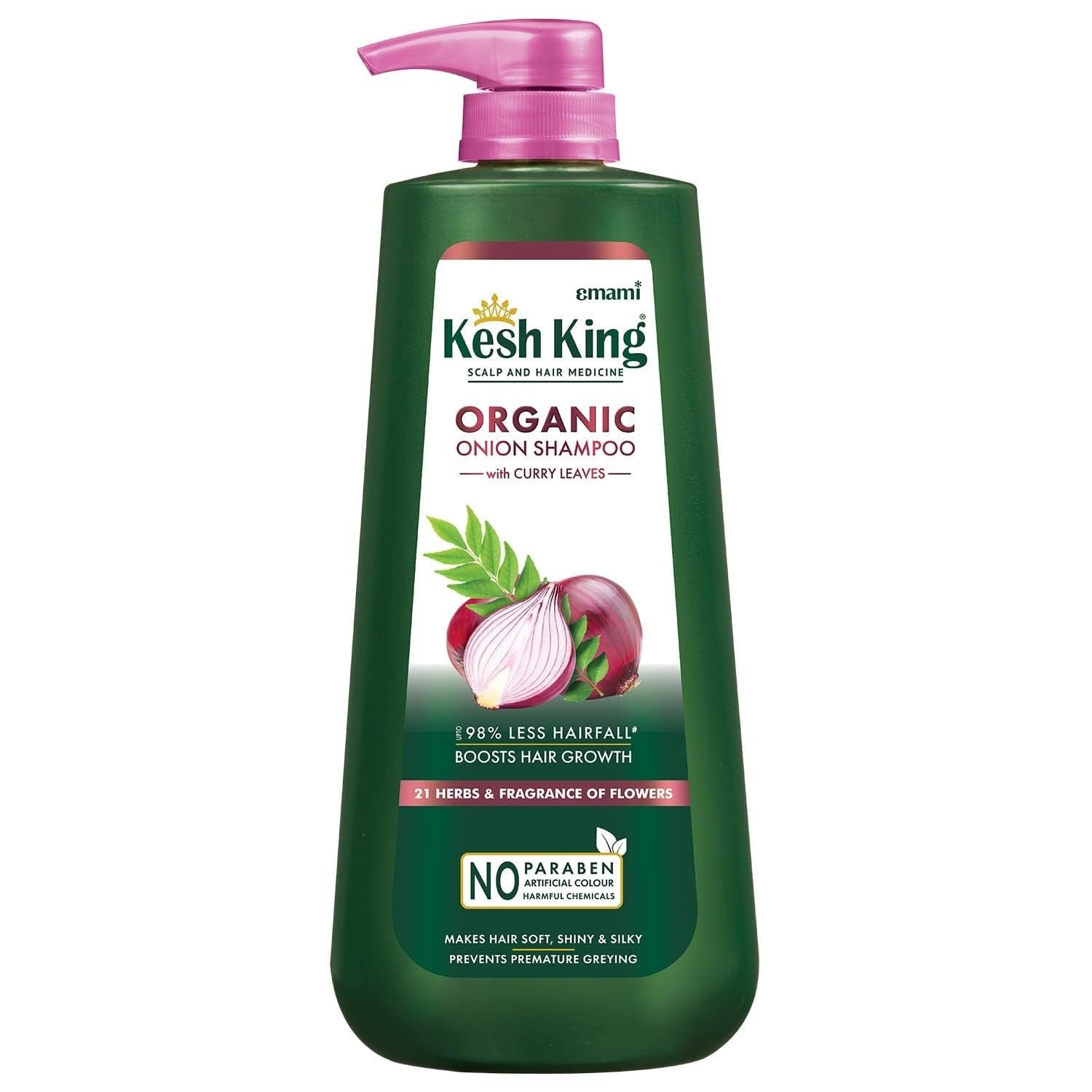 Kesh King Ayurvedic Onion Shampoo Reduces Hairfall & Boost Hair Growth