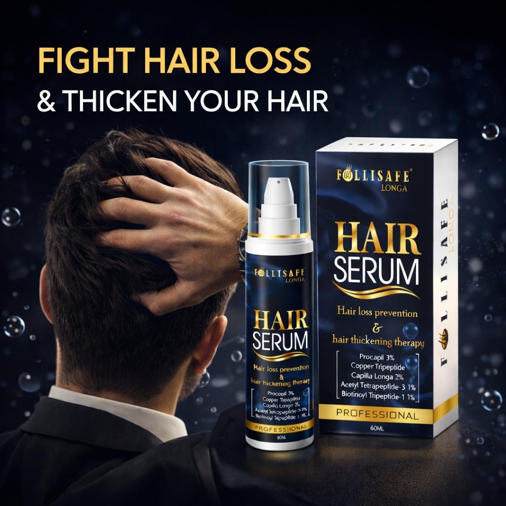 Follisafe Longa Hair Serum with Procapil 3% & Capilia Longa 2% - 60 ml