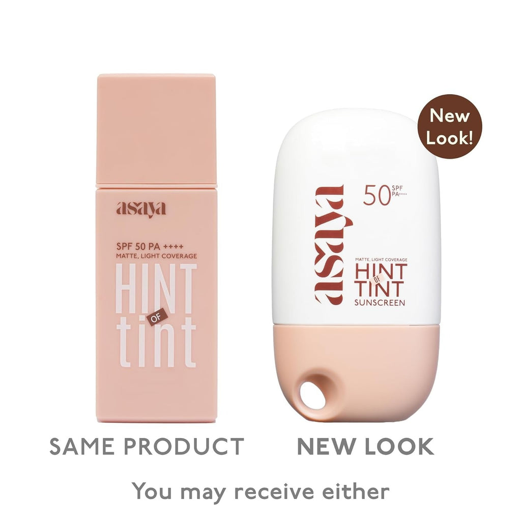 Asaya Under One Sun Hint of Tint Tinted Seashell Sunscreen SPF 50 PA++++ - 40 ml