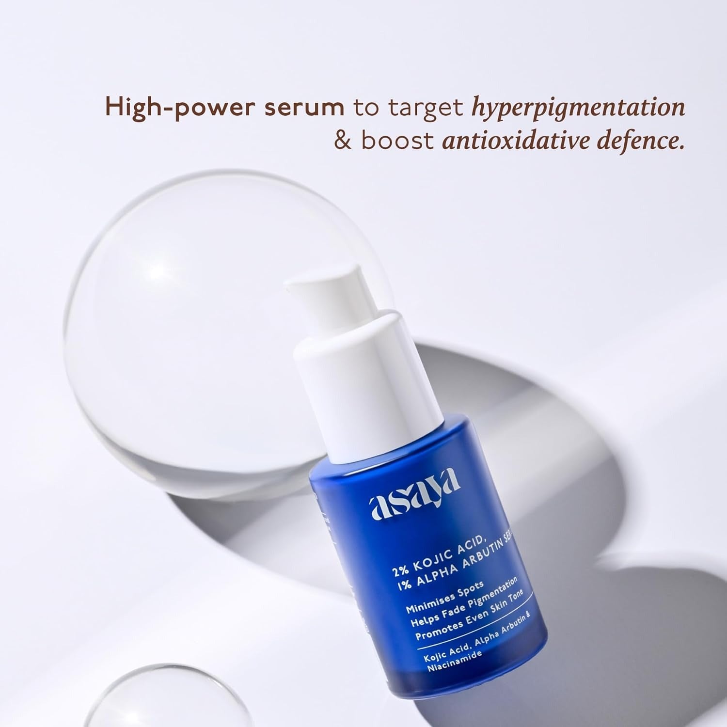 Asaya 2% Kojic Acid And 1% Alpha Arbutin Face Serum - 30 ml