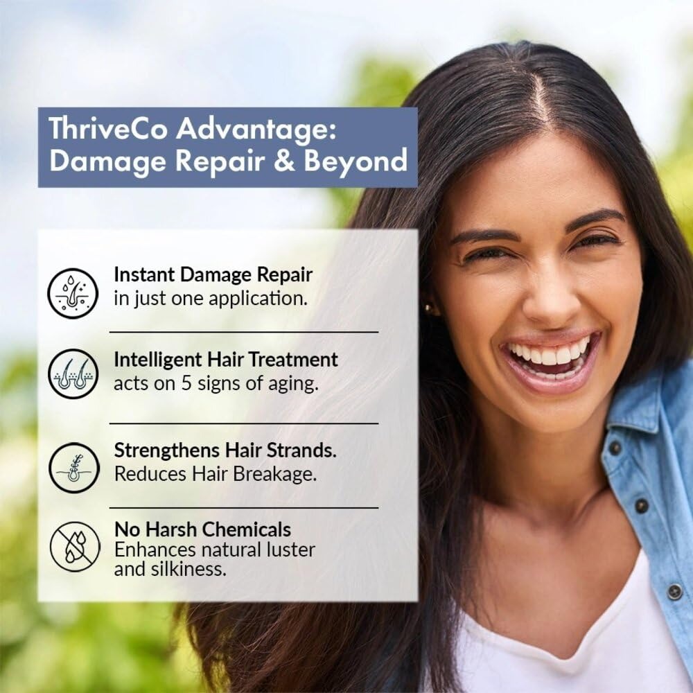 ThriveCo Permanent Natural Black  Hair Color Creme Combo for Men & Women