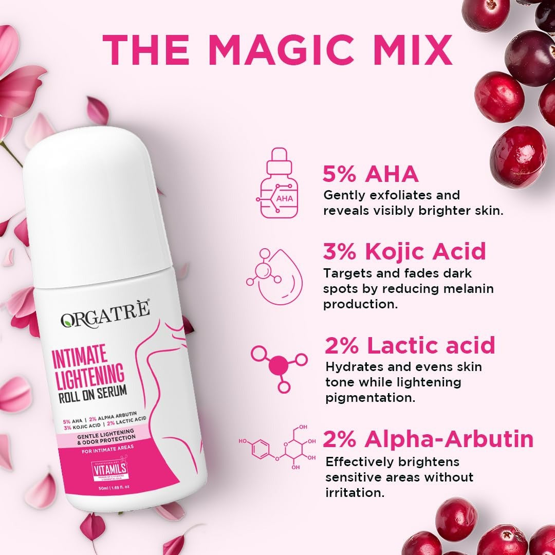 Orgatre Intimate Lightening Roll On Serum
