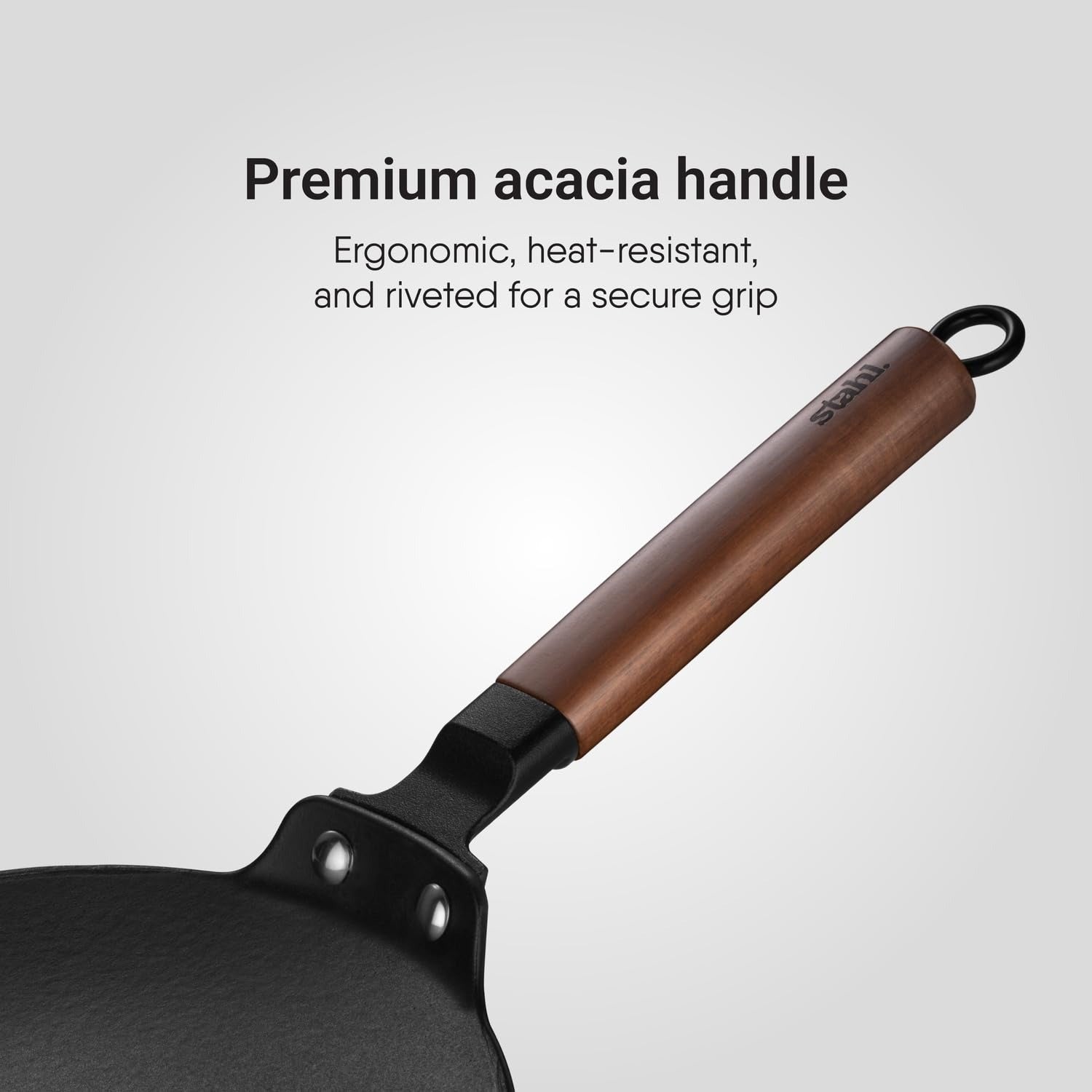 Stahl Blacksmith Signature Roti Tawa Cast Iron Pre-Seasoned