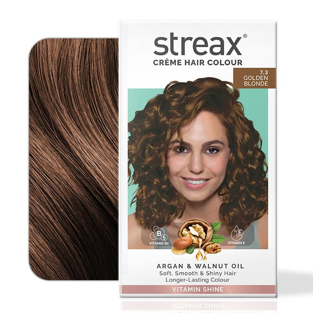 Streax Permanent Hair Colour Grey Coverage Infused with Argan and Walnut Oil For Women -