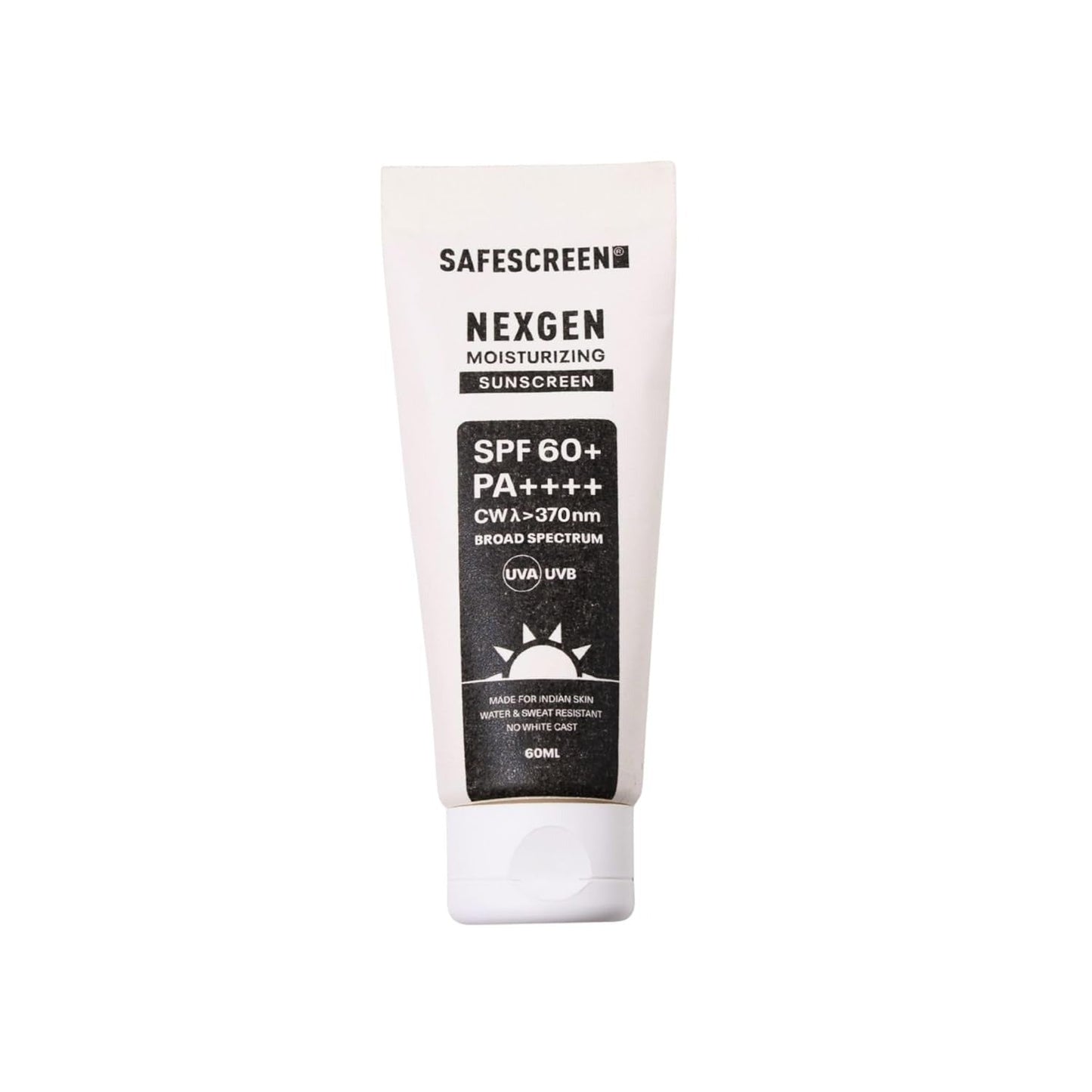 Chosen By Dermatology SafeScreen Nexgen SPF 60+ PA++++ Moisturizing Sunscreen - 60 ml