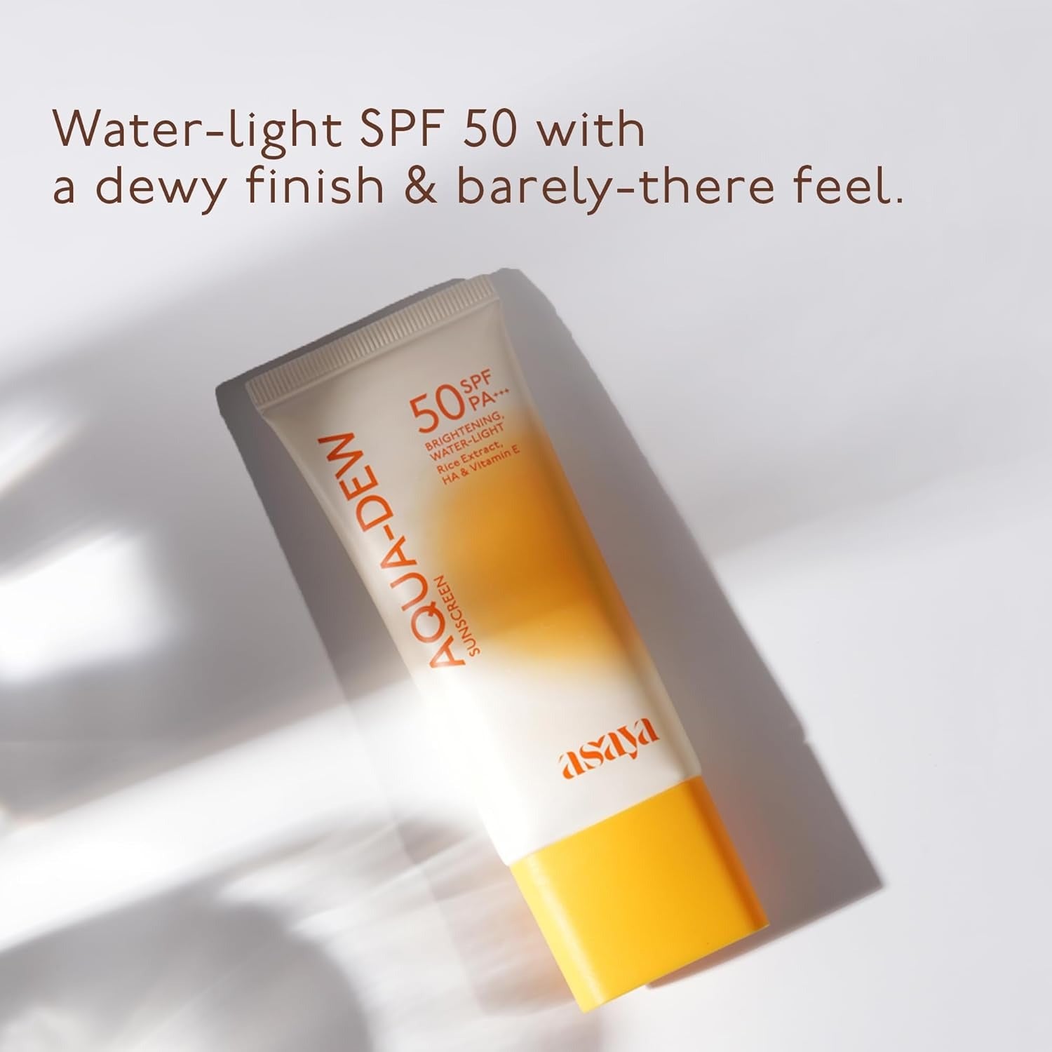 Asaya Aqua Dew Sunscreen SPF 50 PA+++ UVA/B Light Protection - 50 ml