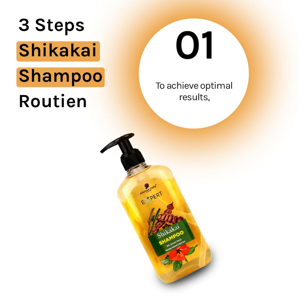 Aroma Care Expert Shikakai Shampoo with Jaswand Extract, Damage Control - 300 ml