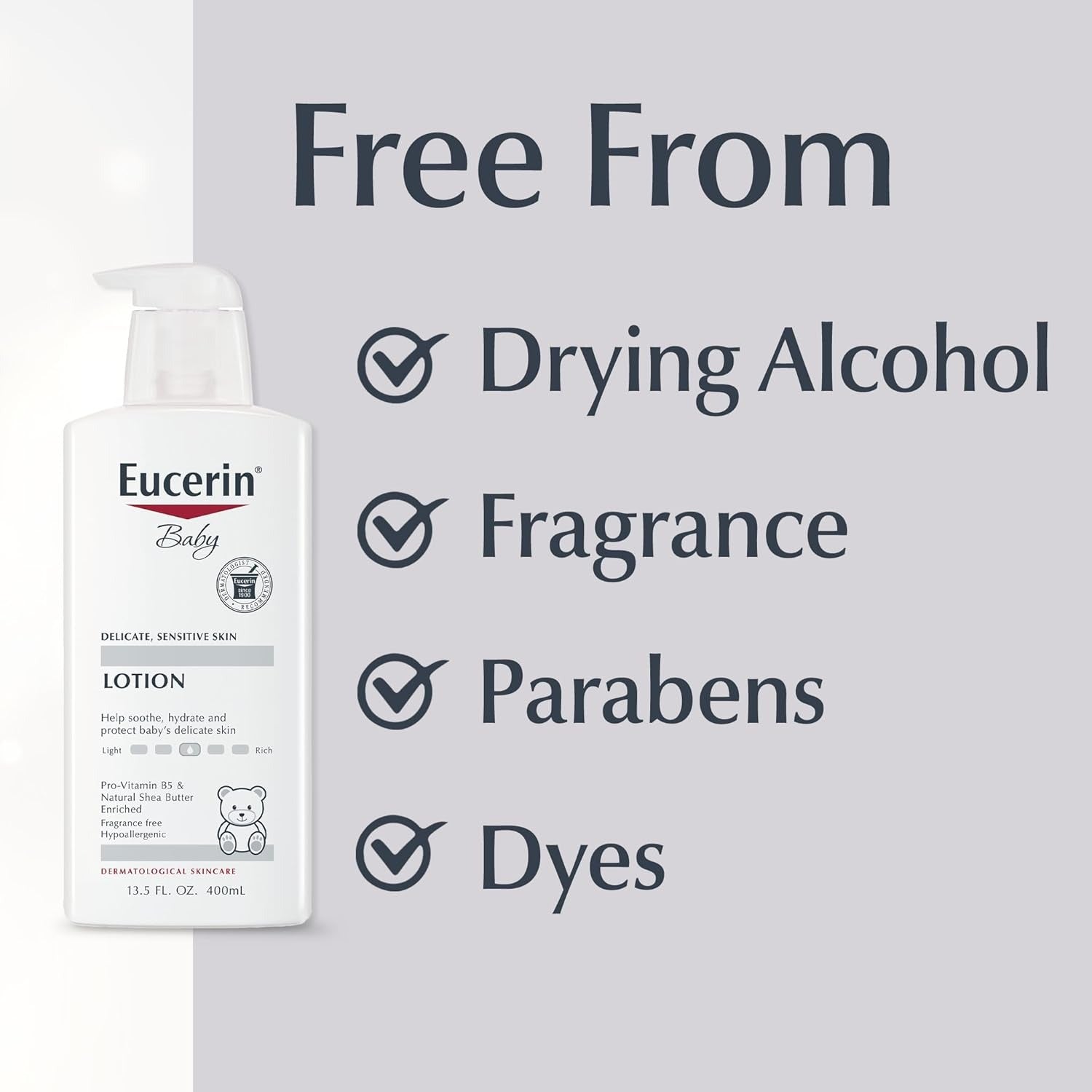 Eucerin Gentle Baby Body Lotion - 400 ml