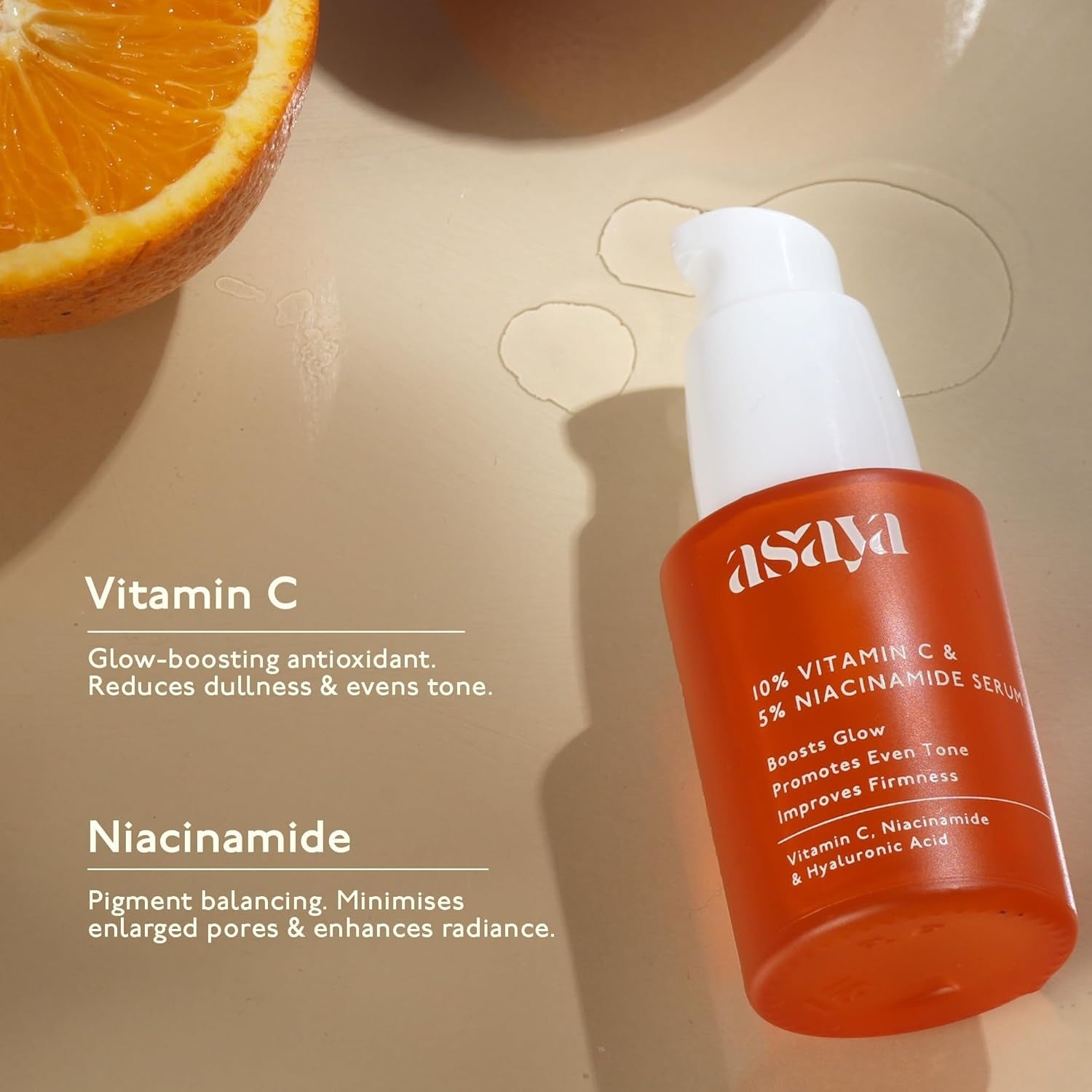 Asaya 10% Vitamin C , With 5% Niacinamide Face Serum - 30 ml