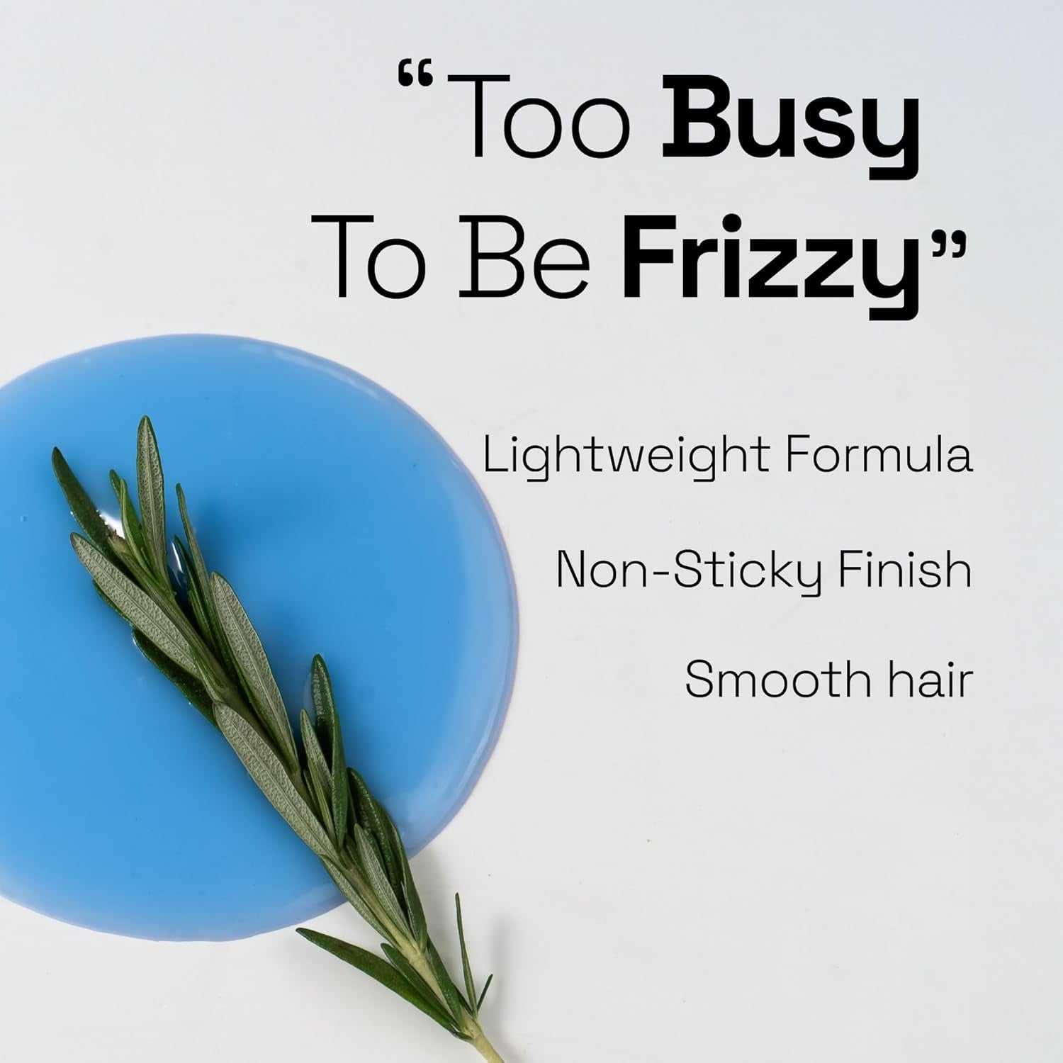 Soulflower Rosemary Hair Serum for Dry Anti Frizz Hair Control - 100 ml