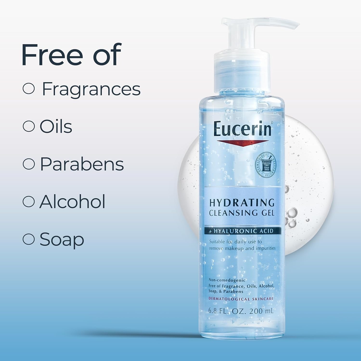 Eucerin Daily Hydrating Facial Cleanser - 200 ml
