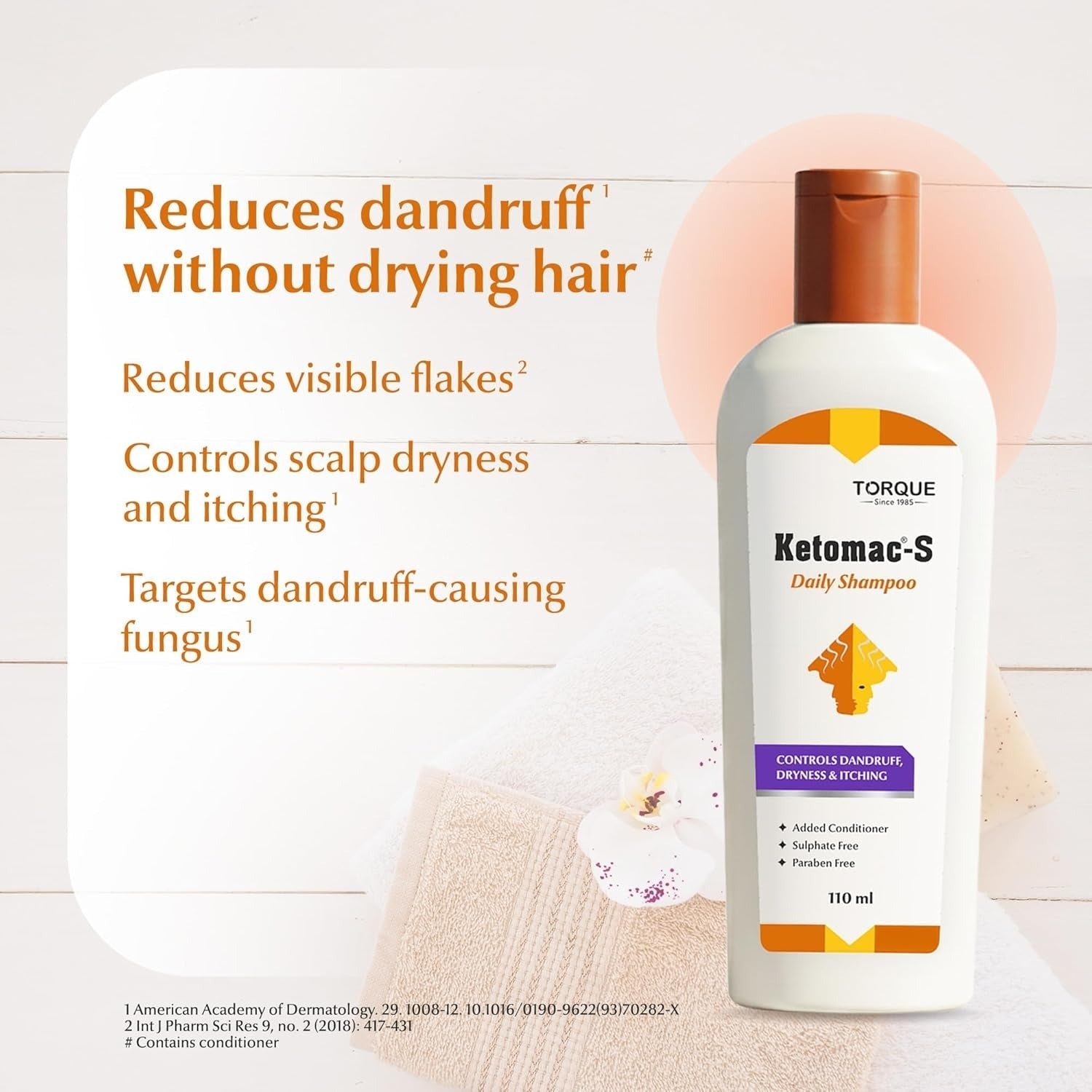 Ketomac-S Daily Hair Shampoo - 110 ml