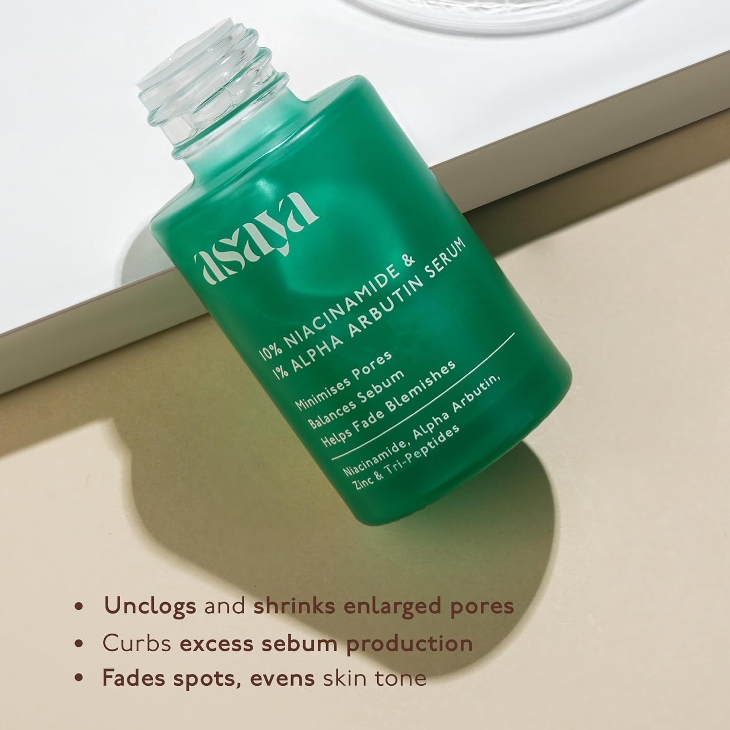 Asaya 10% Niacinamide,1% Alpha Arbutin & Zinc PCA Face Serum - 30 ml