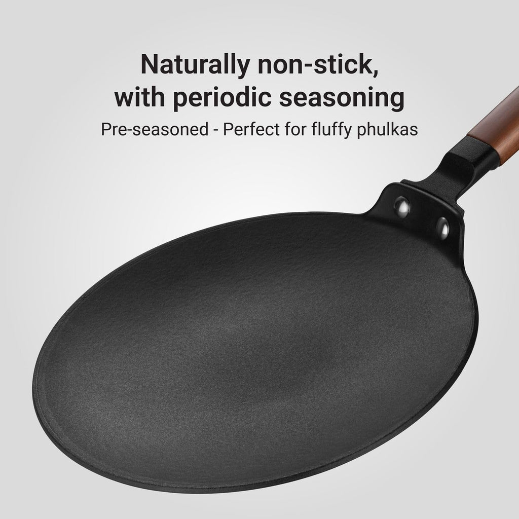 Stahl Blacksmith Signature Roti Tawa Cast Iron Pre-Seasoned