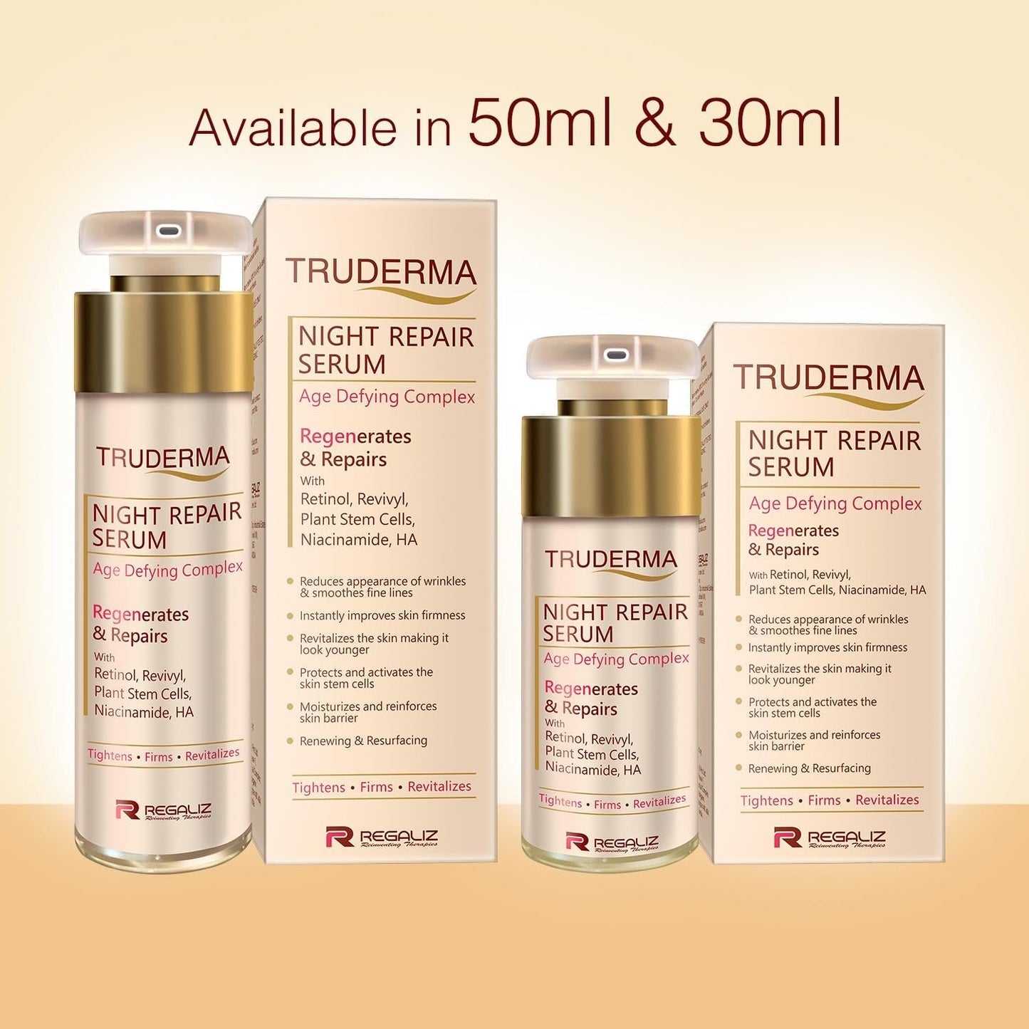 Regaliz Truderma Night Repair Serum - 50 ml
