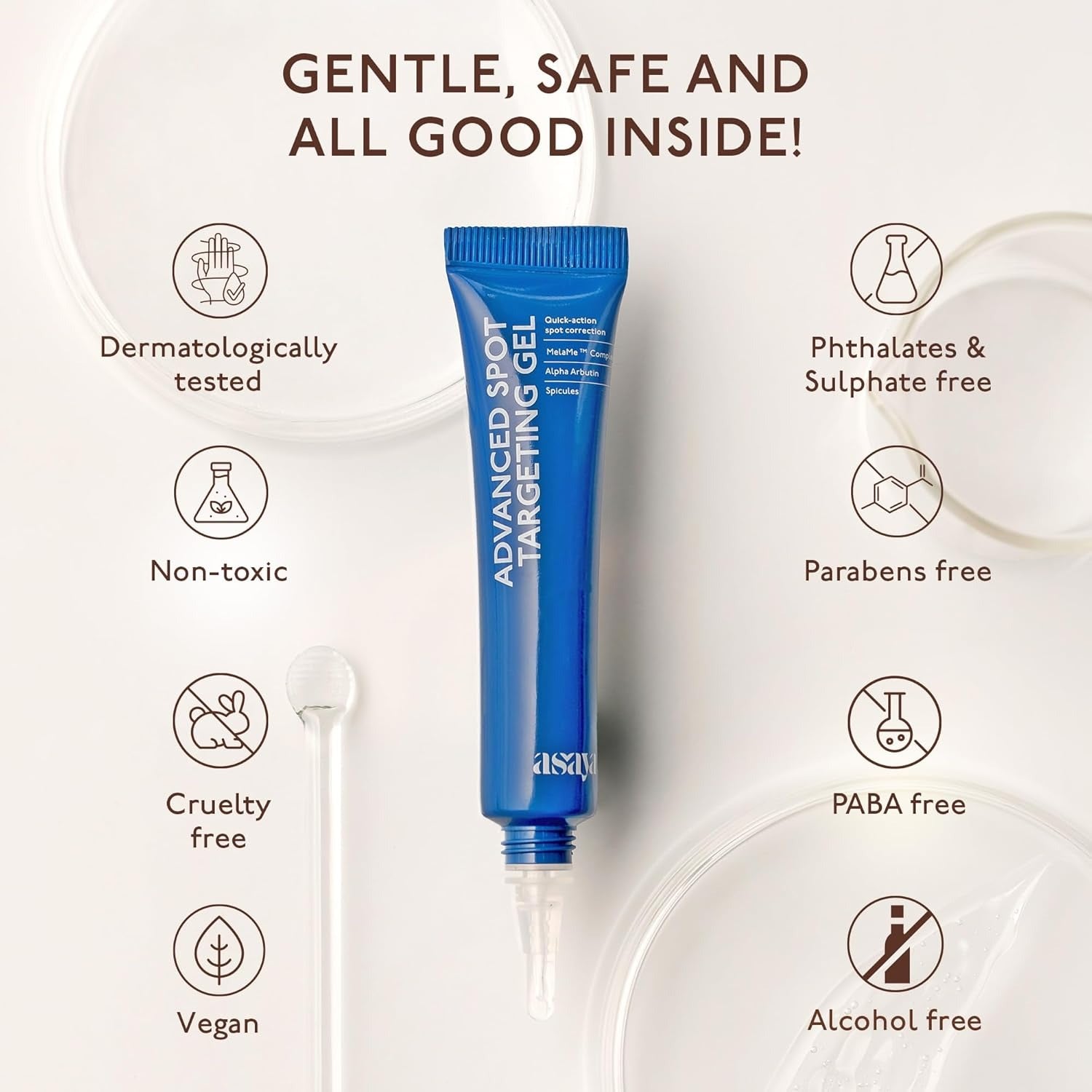 Asaya Advanced Dark Spot Targeting Face Gel - 15 Gms