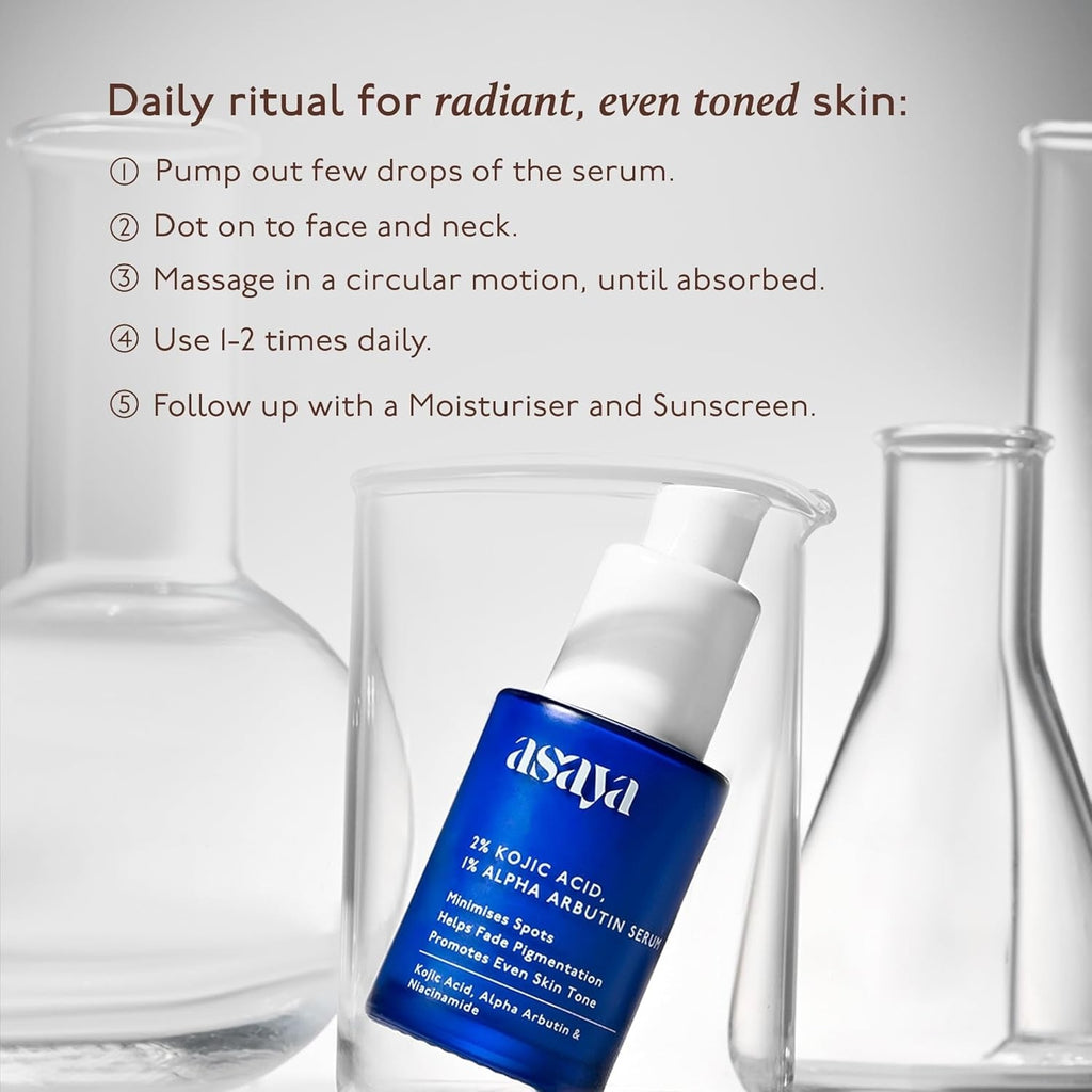 Asaya 2% Kojic Acid And 1% Alpha Arbutin Face Serum - 30 ml