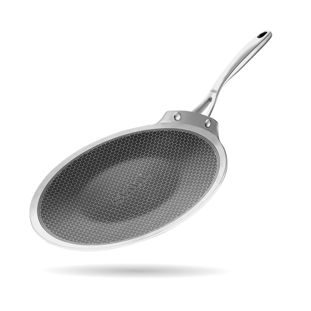 Stahl Artisan Hybrid Roti Tawa with Cast Handles