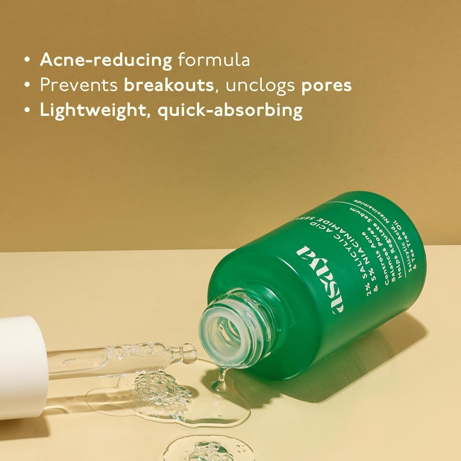 Asaya 2% Salicylic Acid And 5% Niacinamide & Tea Tree Oil Face Serum - 30 ml