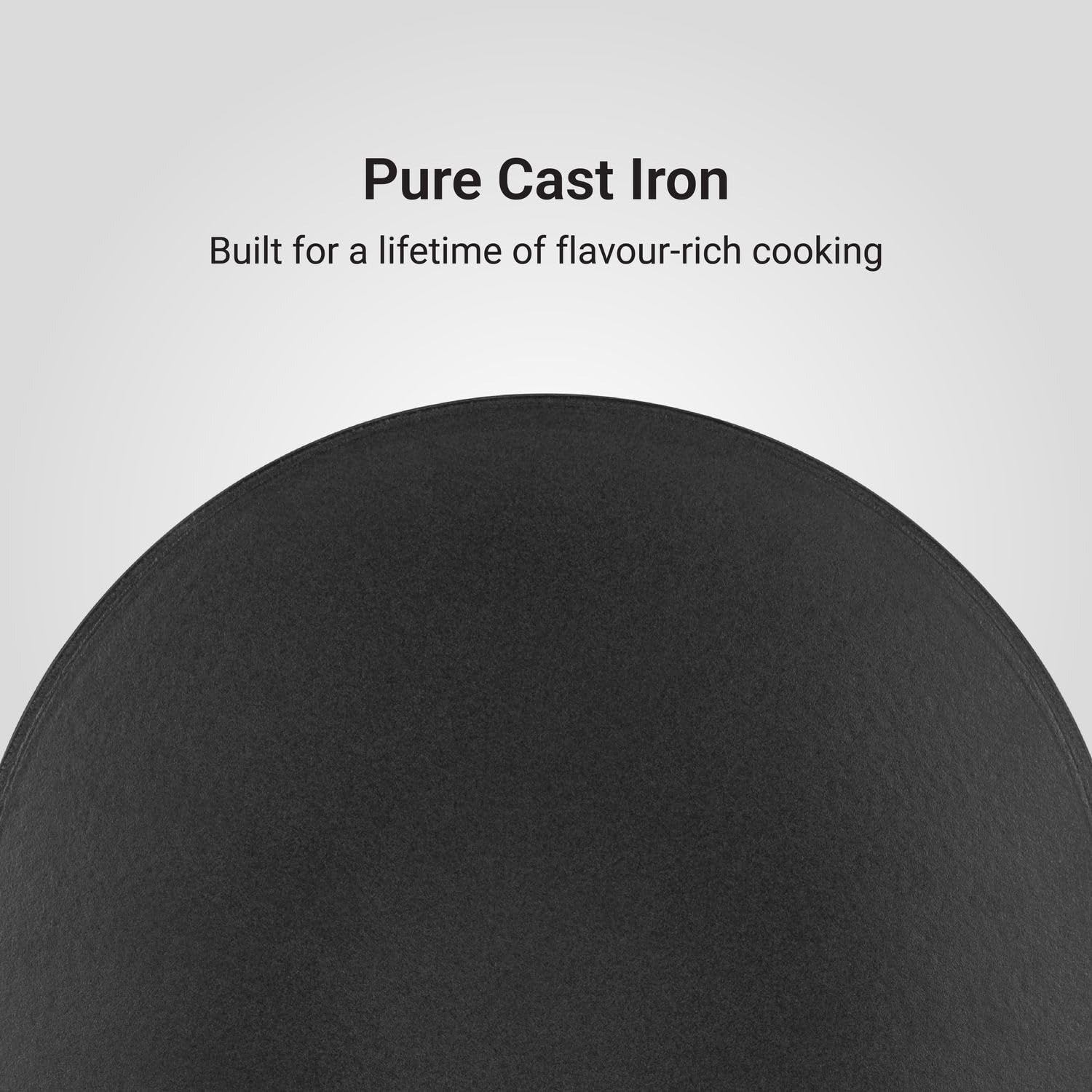 Stahl Blacksmith Signature Roti Tawa Cast Iron Pre-Seasoned