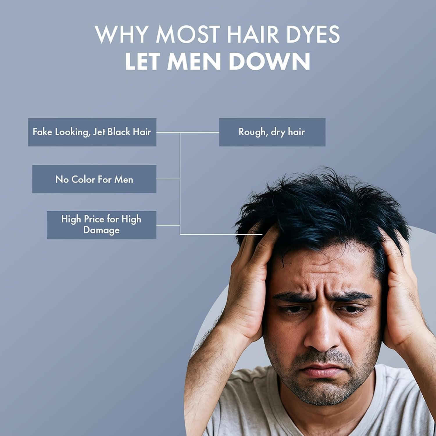 ThriveCo Permanent Natural Black  Hair Color Creme Combo for Men & Women