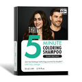 ThriveCo Hair Coloring Shampoo Dark Brown - Each Sachet 20 ml (Pack of 4)
