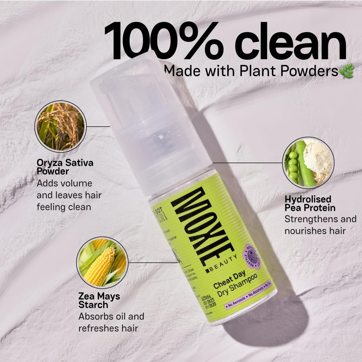 Moxie Beauty Cheat Day Dry Shampoo - 30 Gms