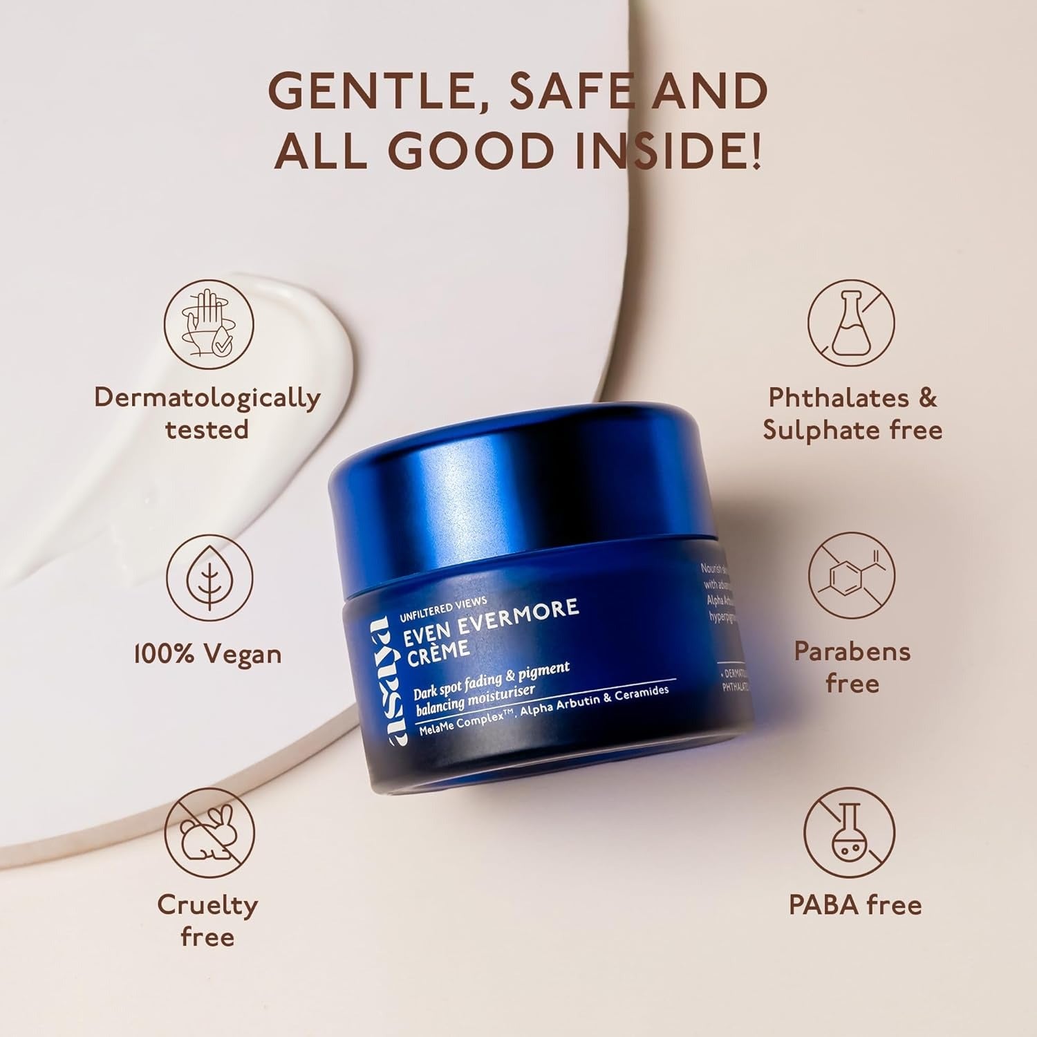 Asaya Even Ever More Ceramides Moisturizer with Alpha Arbutin - 50 Gms