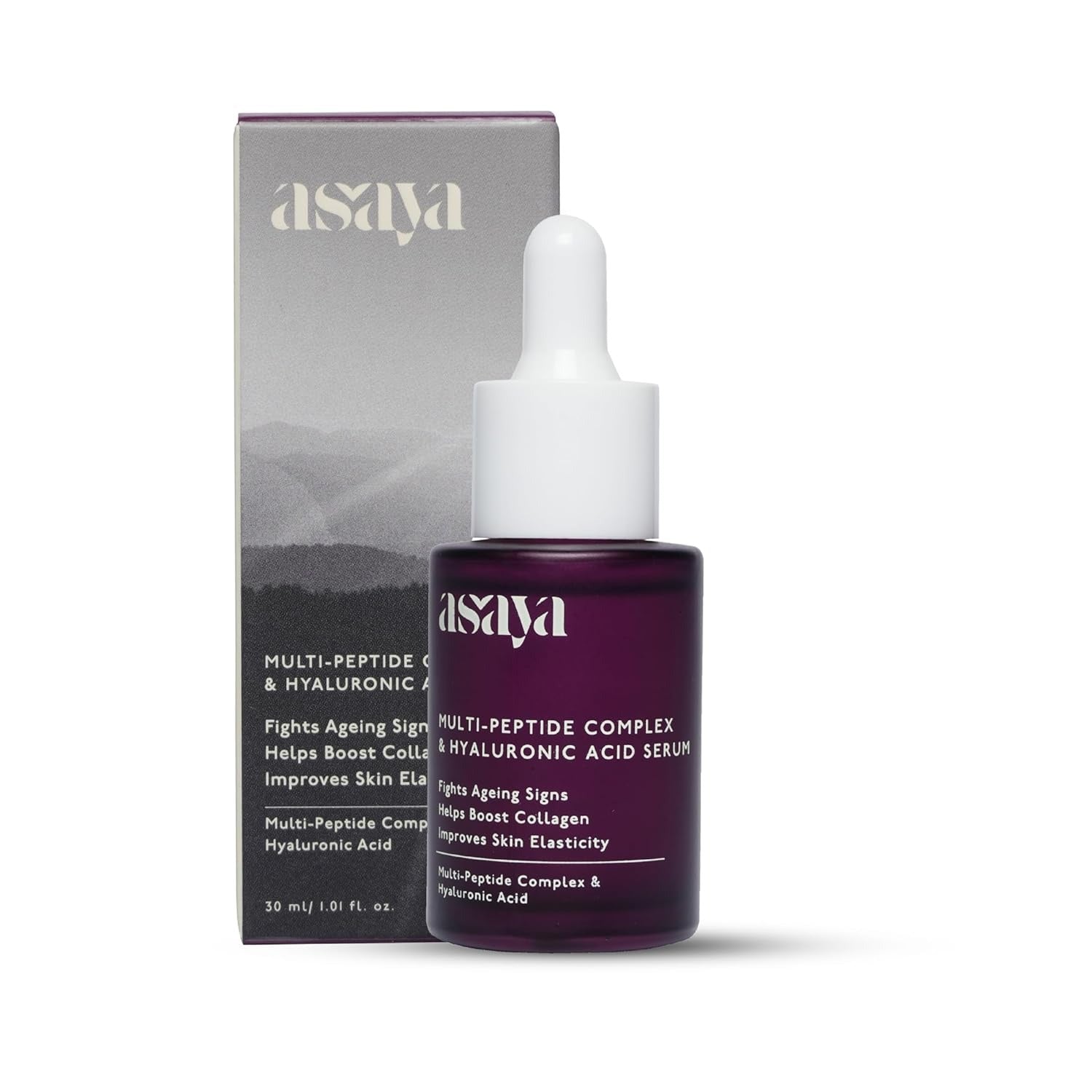 Asaya Multi Peptide Day/Night Face Serum with Hyaluronic Acid - 30 ml