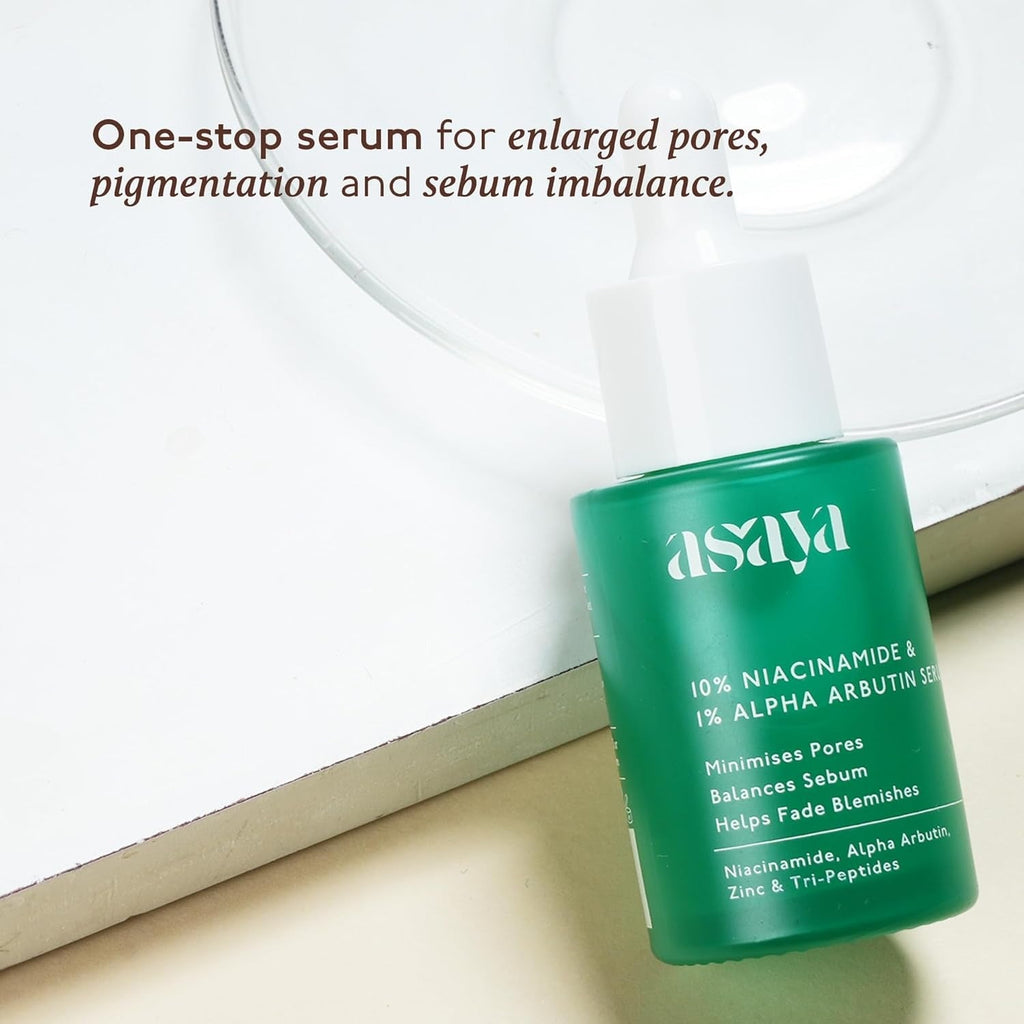 Asaya 10% Niacinamide,1% Alpha Arbutin & Zinc PCA Face Serum - 30 ml