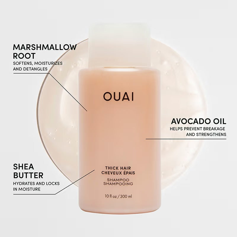 OUAI Thick Hair Cheveux Shampoo - 300 ml