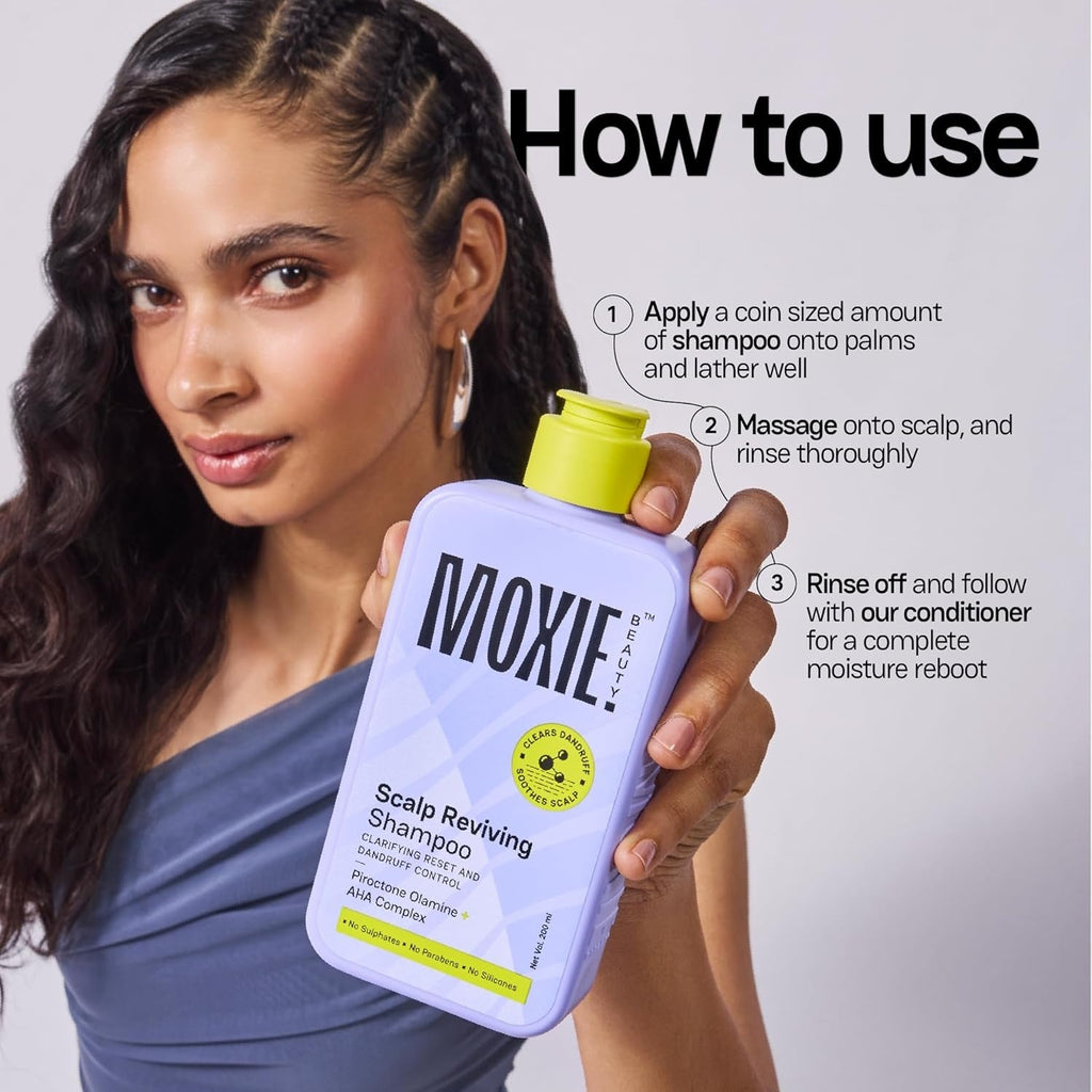 Moxie Beauty Scalp Reviving Anti Dandruff Shampoo  - 200 ml