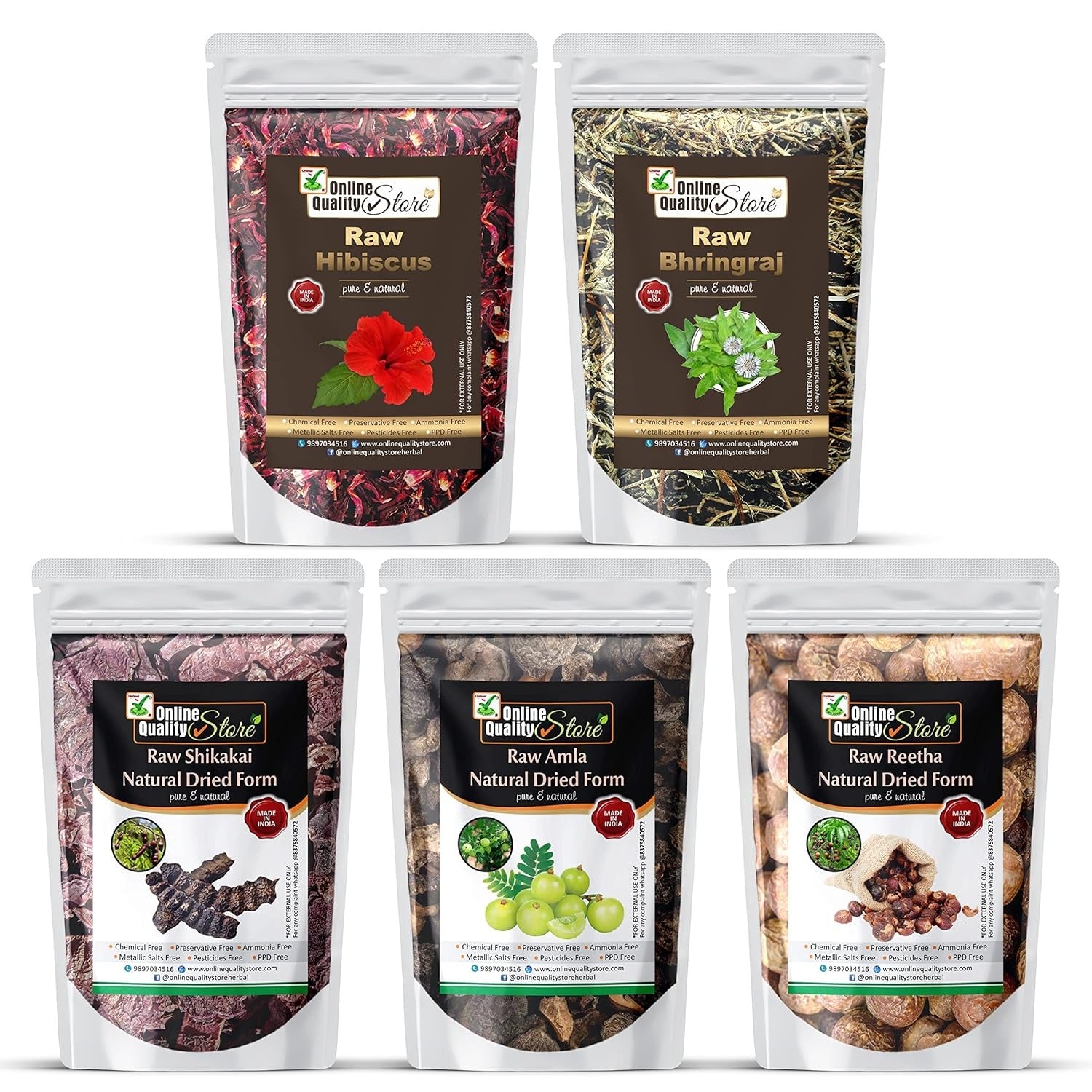 Online Quality Store Herbal Hair Shampoo And Hair Mask