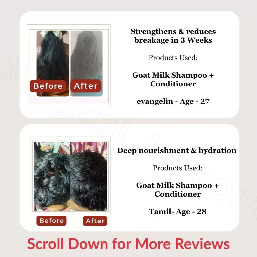 Magical Jar Goat Milk Shampoo Damaged & Sensitive Hair - 200 ml
