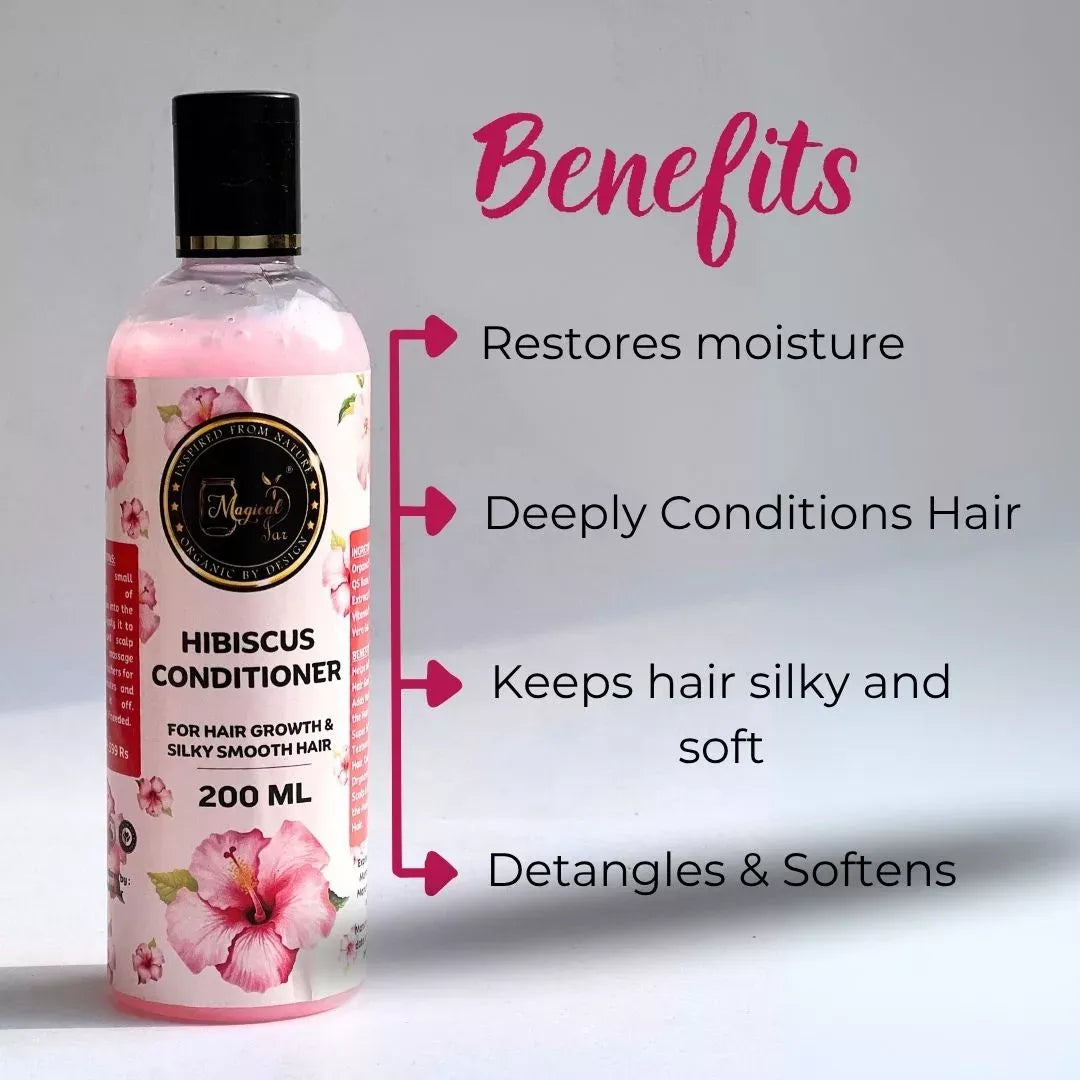 Magical Jar Hibiscus Hair Conditioner Silken Strands - 200 ml