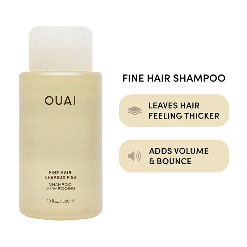 OUAI Fine Hair Cheveux Shampoo - 300 ml
