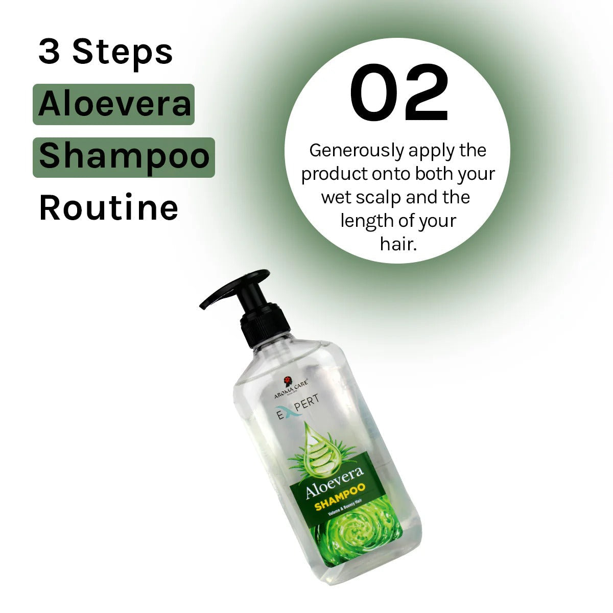 Aroma Care Aloe Vera Shampoo for Hair Fall - 320 ml
