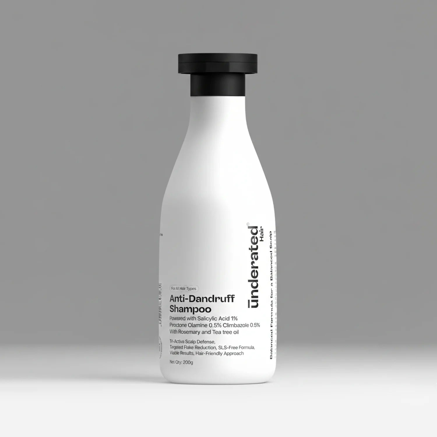 Underated Hair SLS Free Anti Dandruff Shampoo - 200 Gms