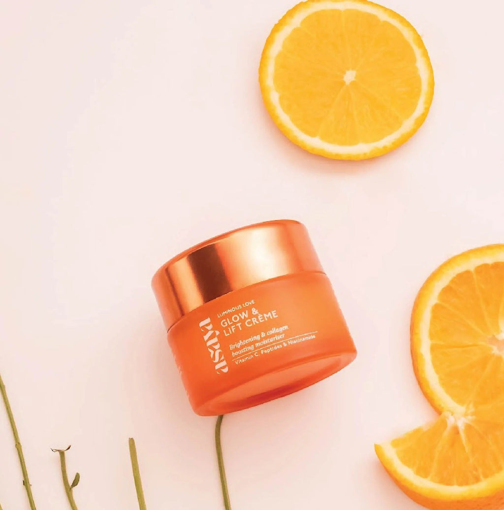 Asaya Glow & Lift Creme Peptide Moisturizer for Skin Brightening & Collagen Boosting - 50 Gms