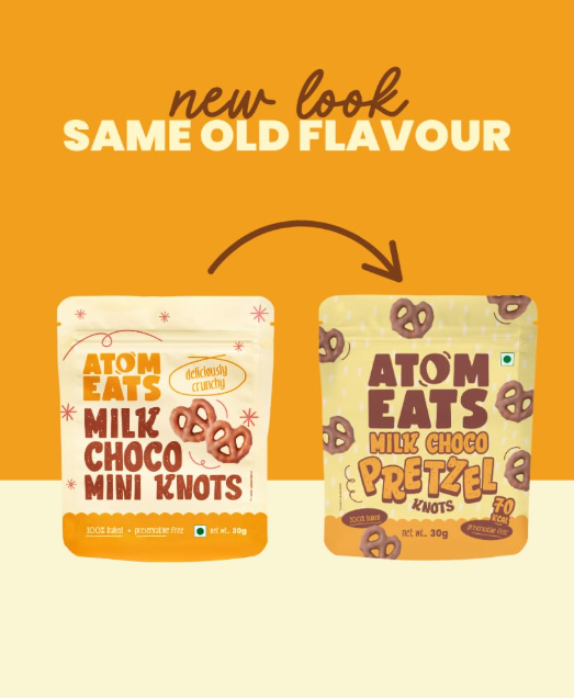 Atom Eats | Milk Choco Dipped Pretzels - Pack 1(30g Each Pack)