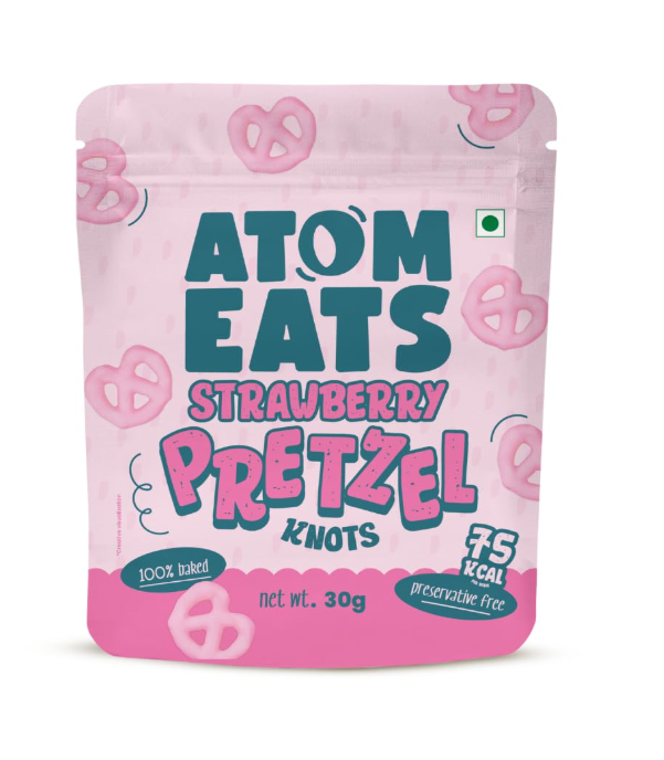 Atom Eats | Milk Choco Dipped Pretzels - Pack 1(30g Each Pack)