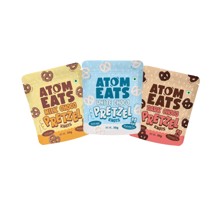 Atom Eats Pretzel - Pack of 3(30g Each Pack)