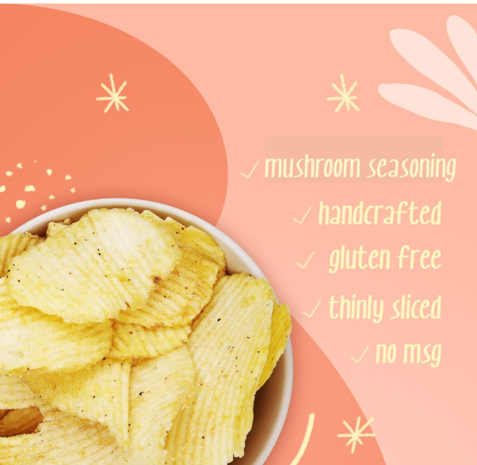 Atom Eats Umami Bomb Potato Chips - Pack of 3(40g Each Pack)
