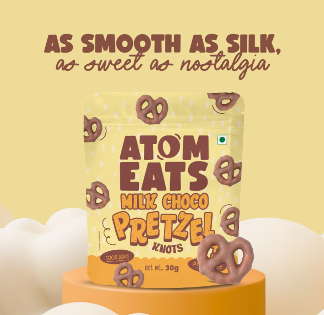 Atom Eats Classic Pretzel Variety - Pack of 5 (30g Each Pack)