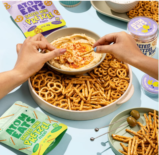 Atom Eats | Salted Mini Sticks in Jar - (Pack of 1) 70g