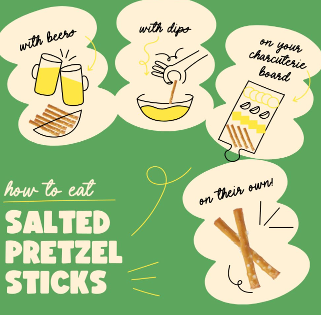 Atom Eats | Salted Mini Sticks in Jar - (Pack of 1) 70g